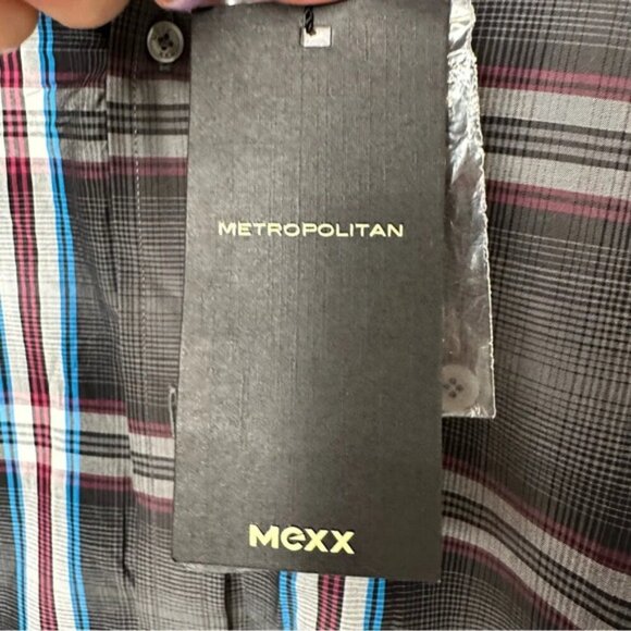 NWT Mexx Plaid Button Down shirt - Picture 4 of 6